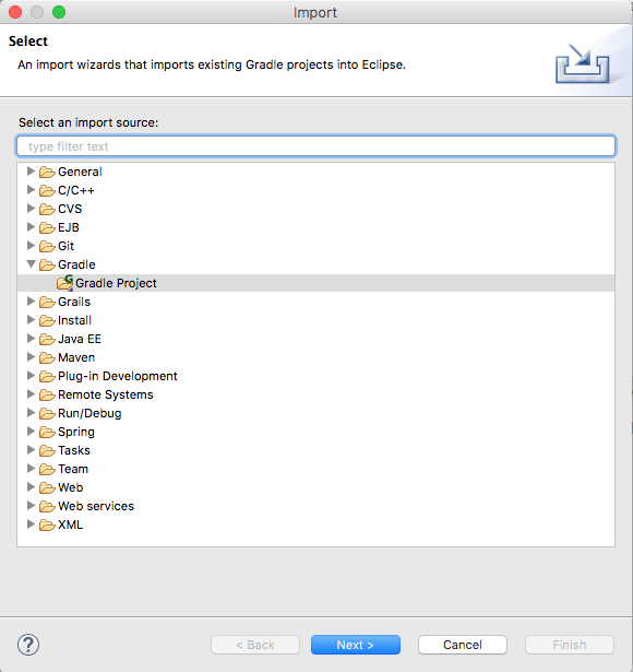 Importing Maven Project using STS / Eclipse